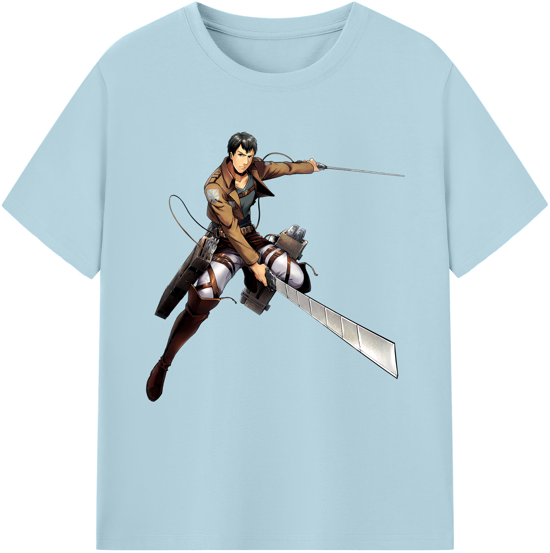 （画像用） 進撃の巨人 ベルトルト・フーバー Attack on Titan Bertholdt Hoover 綿100％半袖Tシャツ（フロントプリント）